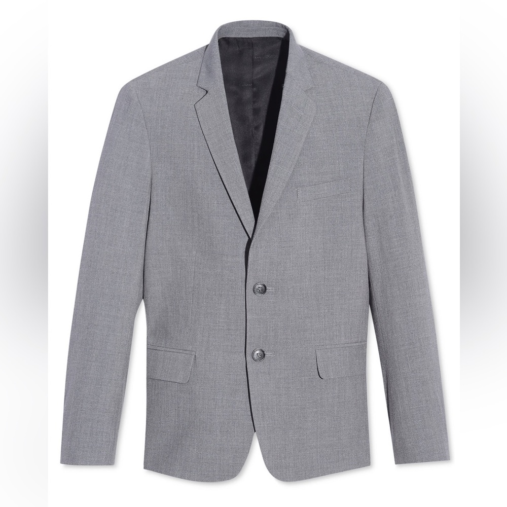 Calvin Klein Boys Grey Slim Fit Suit Jacket